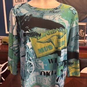 Y2K Western Style Quarter Sleeve Top #cowboys #western #y2kfashion